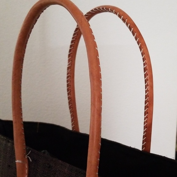 Handmade Raffia Large Tote Bag - Picture 3 of 5